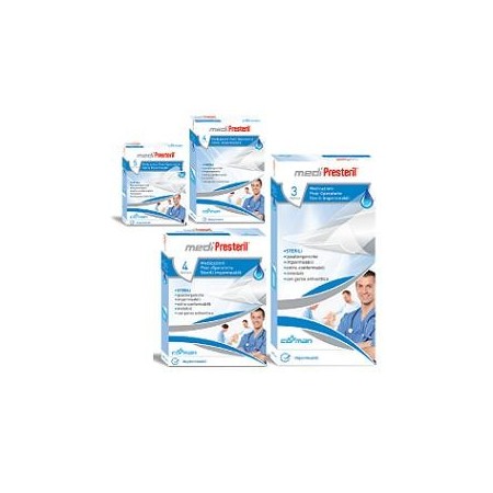 MediPresteril Medicazione Post Operatoria Impermeabile Sterile 7,5x5cm 5 Pezzi