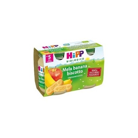 Hipp Bio Merenda Mela Banana e Biscotto 2 x 125 g