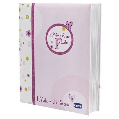 Chicco Album dei Ricordi Rosa Il Primo Anno Di Felicità""