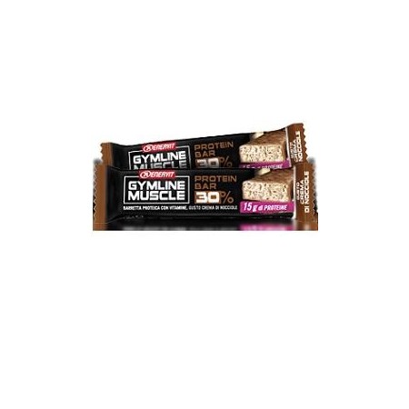 Enervit Gymline Muscle Protein Bar 30% Barretta Proteica Nocciola 48 g