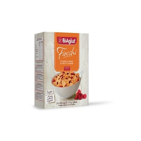Biaglut Fiocchi di Riso Mais e Frutti Rossi 300 g