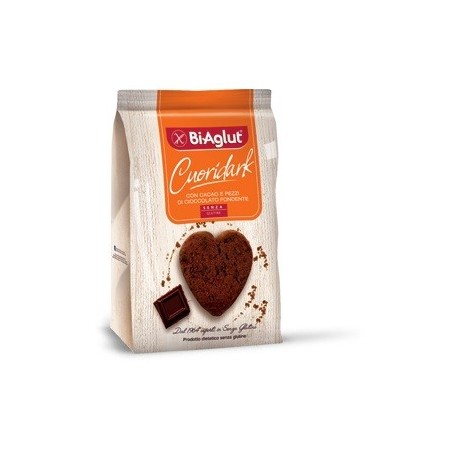 Biaglut Cuori Dark Biscotti Senza Glutine 200 g