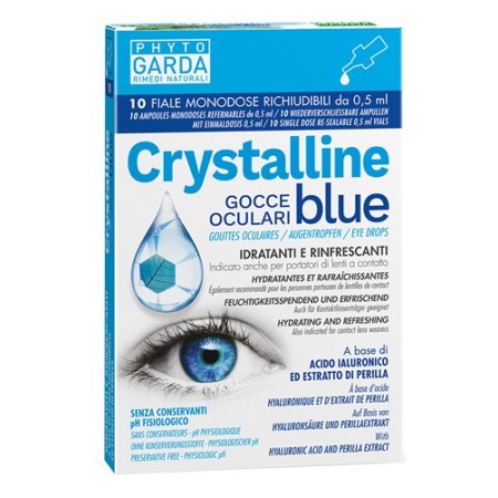 Phyto Garda Crystalline Blue Gocce Oculari Monodose 10 Fiale 0,5 ml