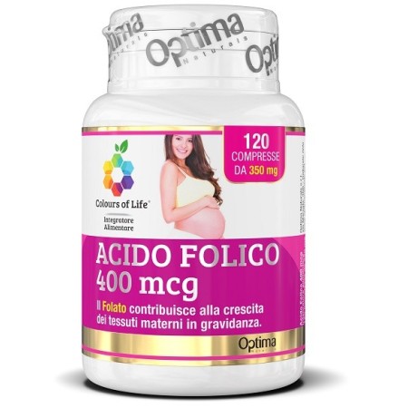 Optima Colours of Life Acido Folico Integratore Gravidanza 1