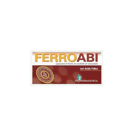 FerroABI Integratore Ferro e Vitamine 20 Confetti Masticabili