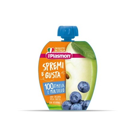 Plasmon Spremi E Gusta Mela E Mirtillo 100 ml