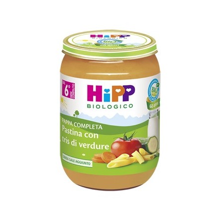 Hipp Biologico Pappa Pronta Pastina Con Tris Di Verdure 190 g