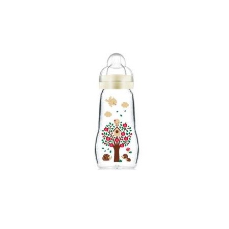 Mam Feel Good Biberon In Vetro Resistente Alle Alte Temperature 260 ml