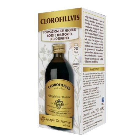 Dr. Giorgini Clorofillvis Liquido Analcolico Integratore 200 ml