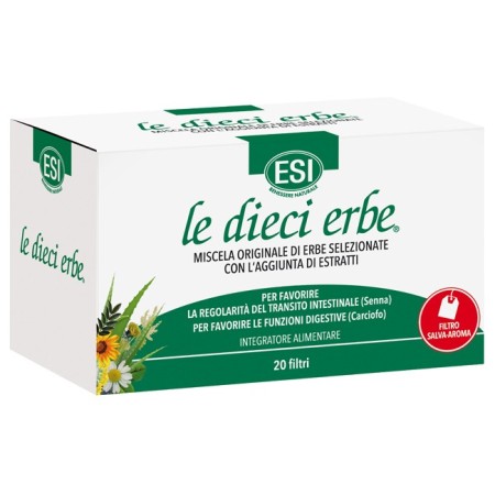 Esi Le Dieci Erbe Tisana Digestiva 20 Filtri