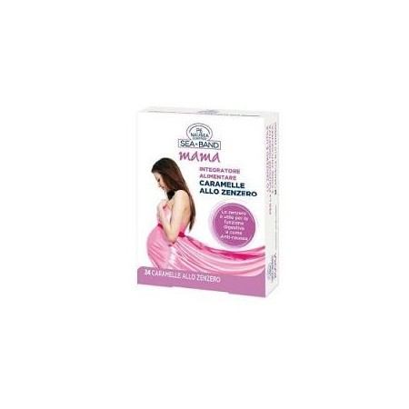 Seaband Nauseal Control Mama Caramelle Zenzero 24 Pezzi