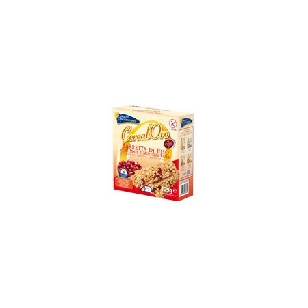 Piaceri Mediterranei CerealOro Barretta Di Riso Con Mais E Mirtilli Rossi Senza Glutine 6x21,5 g