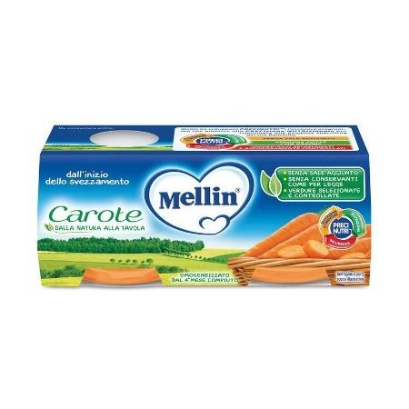 Mellin Omogeneizzato di Carote 2 x 80 g