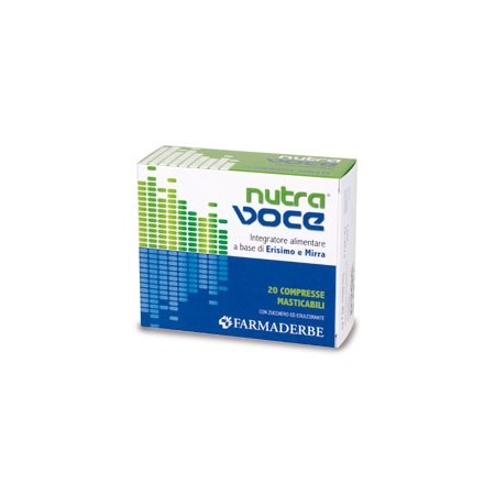 Farmaderbe Nutra Line Voce Integratore 20 Compresse Masticabili