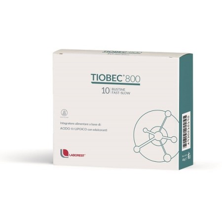 Tiobec 800 Integratore Metabolismo Energetico 10 Bustine Fast-Slow