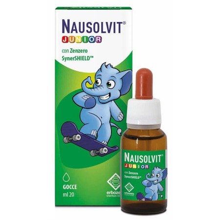 Erbozeta Nausolvit Junior Gocce Integratore Nausea Vomito 20 ml