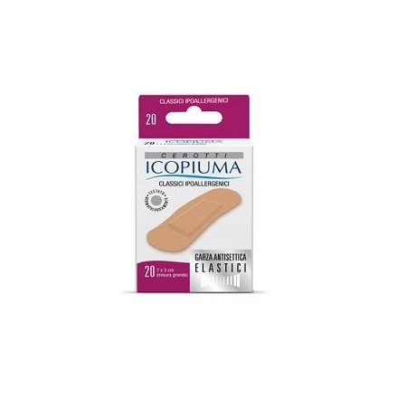 Icopiuma Cerotti Classici Ipoallergenici Misura Grande 20 Pezzi