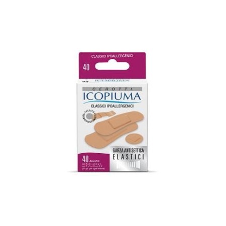 Icopiuma Cerotti Classici Ipoallergenici Misura Assortita 40 Pezzi