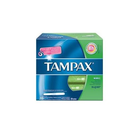 Tampax Blu Box Super Assorbenti Interni Flusso Medio Abbondante 20 Pezzi