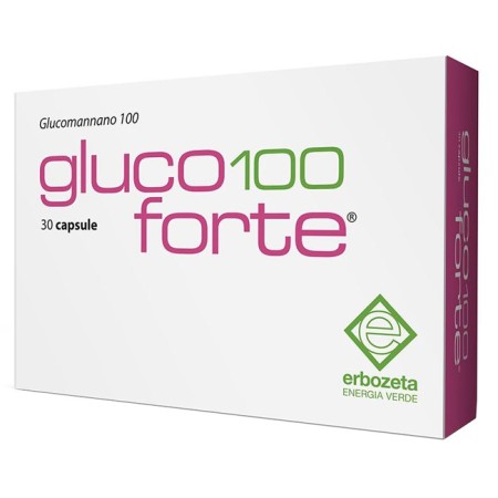 Erbozeta Gluco 100 Forte Integratore Controllo Peso Corporeo 30 Capsule