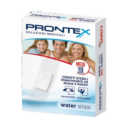Safety Prontex Water Strips Cerotti Misura M 10 Pezzi