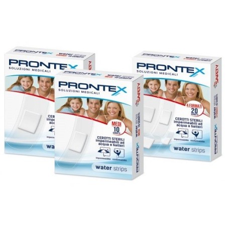 Safety Prontex Water Strips Cerotti Impermeabili 20 Pezzi