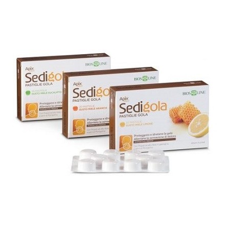 Apix Sedigola Pastiglie Gusto Miele Eucalipto 20 Pastiglie