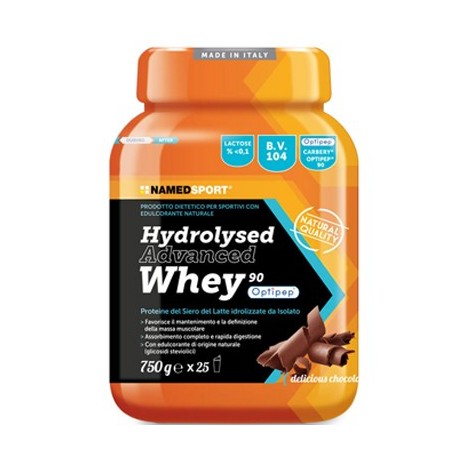 Named Sport Hydrolysed Advanced Whey Delicious Chocolate Integratore Proteico 750 g