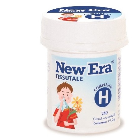 New Era Tissutale Complesso H Integratore Benessere Vie Respiratorie 240 Granuli