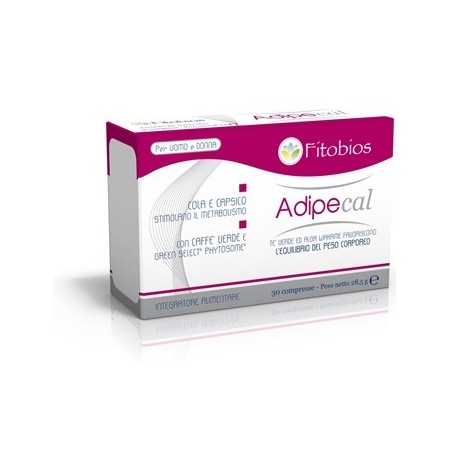 Adipecal Integratore Estratti Vegetali 30 Compresse