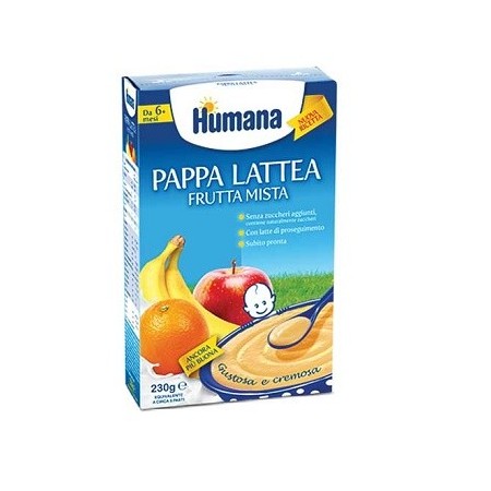 Humana Pappa Lattea Frutta Mista 230 g
