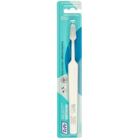 TePe Select Medium Spazzolino Con Testina Affusolata E Impugnatura Ergonomica