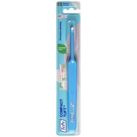 TePe Monociuffo Compact Tuft Angolato Con Setole Piccole E Forma Arrotondata