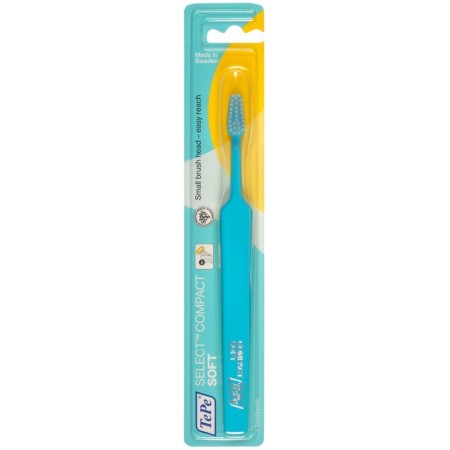 TePe Select Compact Soft Spazzolino Con Testina Piccola E Impugnatura Stabile