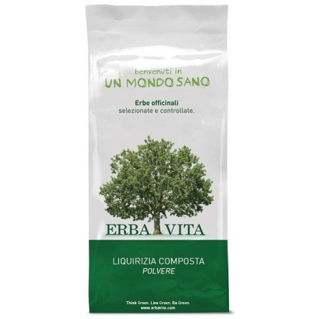 Erba Vita Liquirizia Composto in Polvere Tisana Integratore Lassativo 100 g