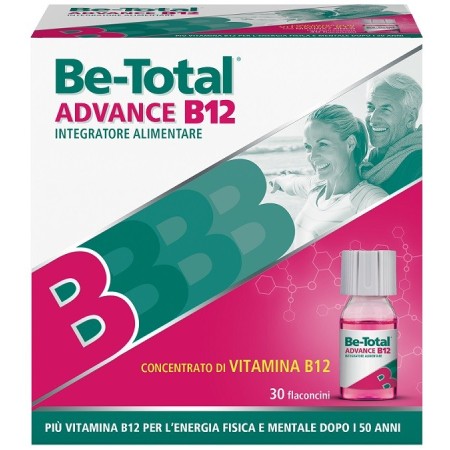 Be-Total Advance B12 Integratore di Vitamina B12 30 Flaconcini