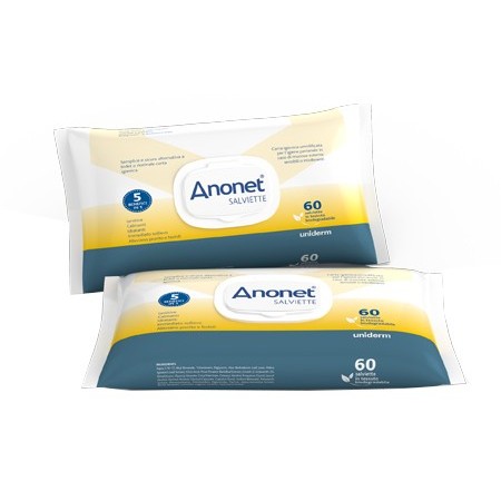 Anonet Salviettine Intime 60 Pezzi