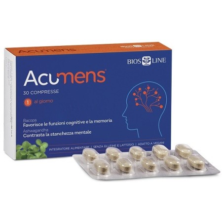Acumens Biosline Integratore Per Favorire la Memoria e Le Funzioni Cognitive 30 Compresse