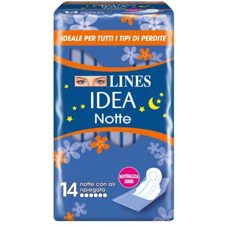 Lines Idea Notte Assorbente Con Ali 14 Pezzi