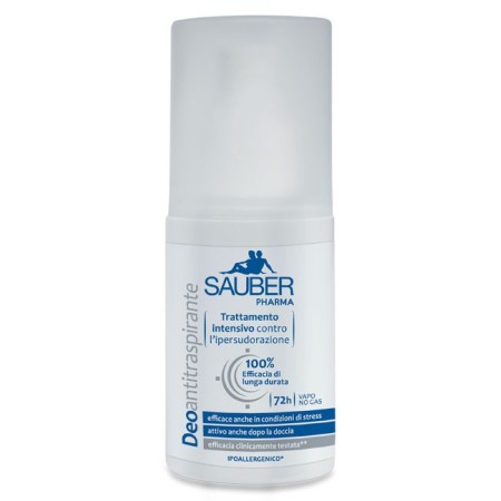 Sauber Deoantitraspirante 72h Deodorante Vapo 75 ml