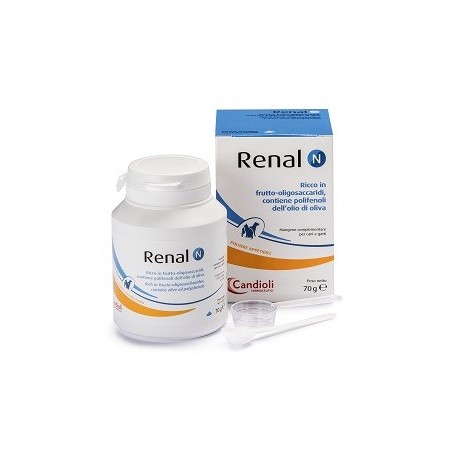 Candioli Renal N Polvere Integratore Intestinale Cani e Gatti 70 g