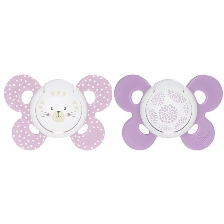 Chicco Physio Comfort Succhietto Rosa in Silicone 6-12m 