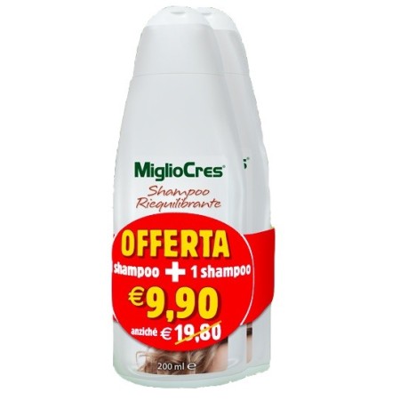 MiglioCres PROMO Bipacco Shampoo Riequilibrante 200 ml   200 ml