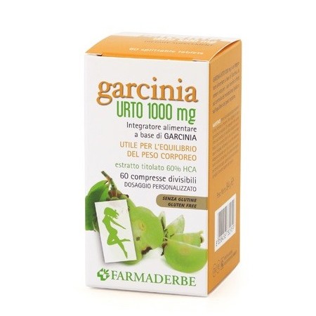 Farmaderbe Garcinia Urto 1000 Integratore Peso Corporeo 60 Compresse