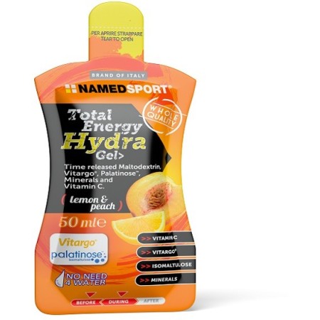 Named Sport Total Energy Hydra Gel Lemon&Pesca Integratore Energetico 50 ml
