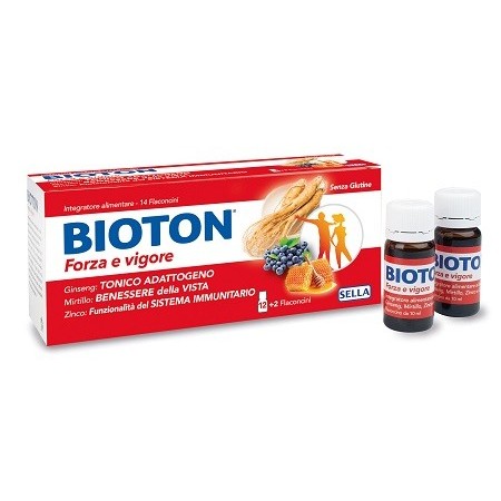 Bioton Forza e Vigore Integratore Tonico Energetico 14 Flaconcini