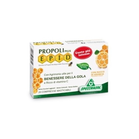 Specchiasol Epid Compresse Arancia Integratore Gola 20 Compresse Masticabili