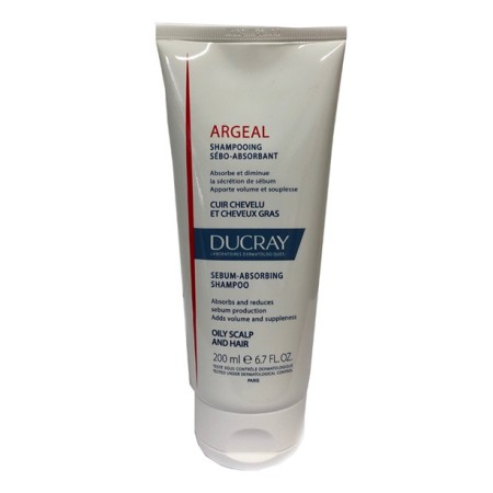 Ducray Argeal Shampoo Trattante Seboassorbente Capelli Grassi 200 ml