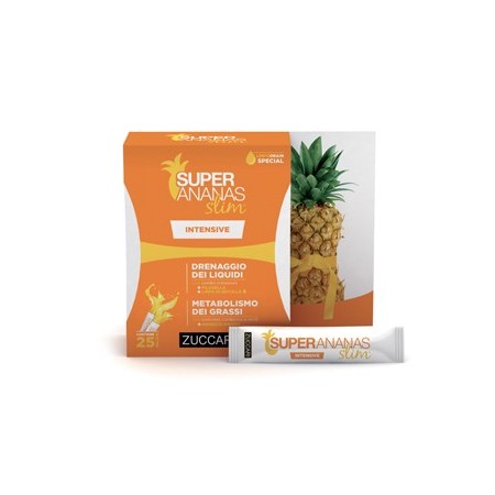 Super Ananas Slim Intensive Integratore Drenante 25 Bustine Stick