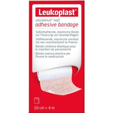Leukoplast Elastomull Haft Benda Elastica cm 10x4 m